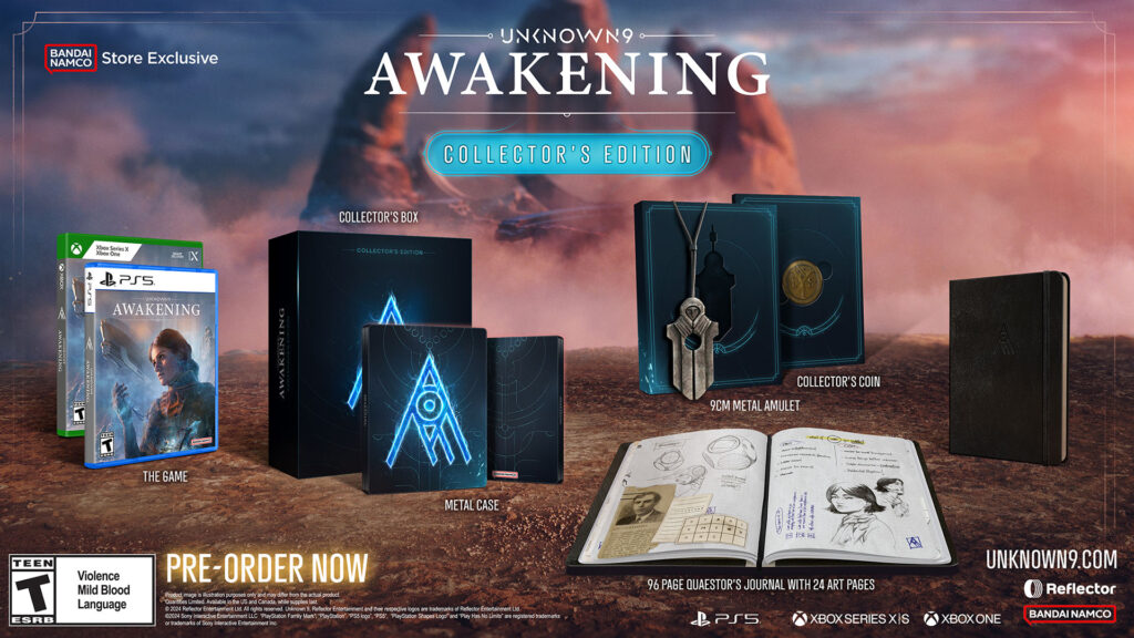 Unknown 9: Awakening Video Game Editions and Cosmetic DLCs.